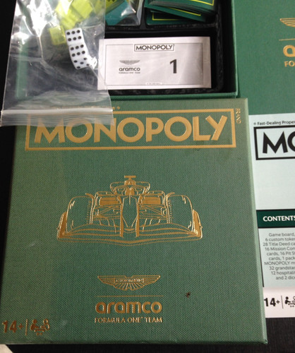Monopoly board game aramco - game,