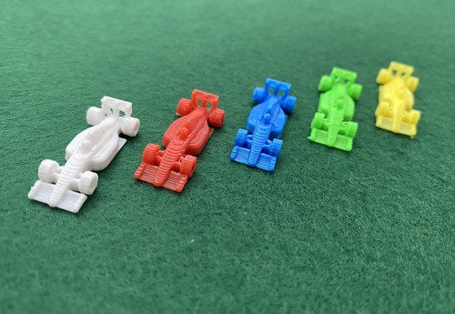 Micro car game board pieces - f1,