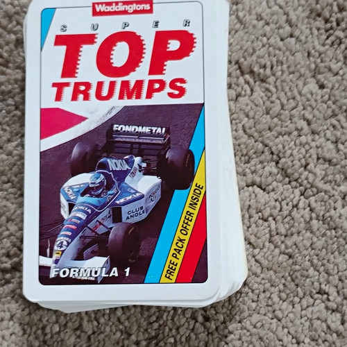 Waddingtons super top trumps - super,